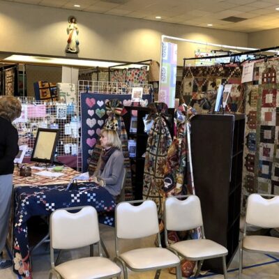 Green Light Quilts Vendor Booth at the Historic Franklin Quilt Show