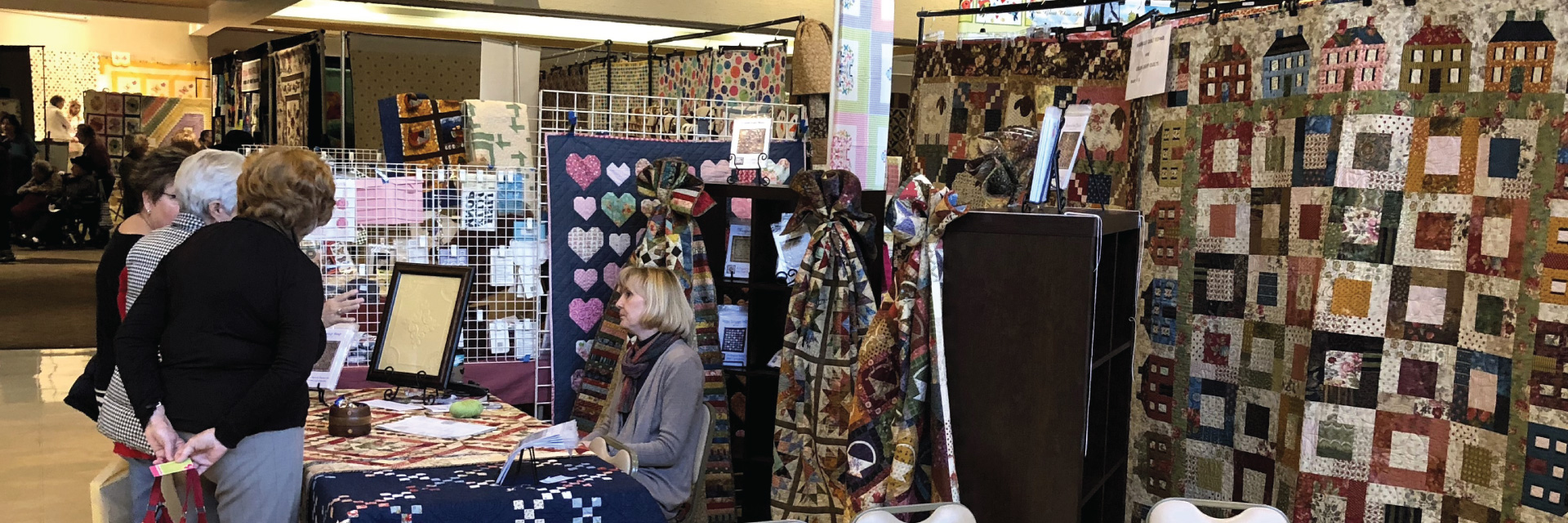 Green Light Quilts Vendor Booth at the Historic Franklin Quilt Show